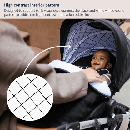 Mockingbird Single-to-Double Stroller 3 Point 0 - Birth to Toddler With Lie-Flat Bassinet and Forty Car Seat Adapters