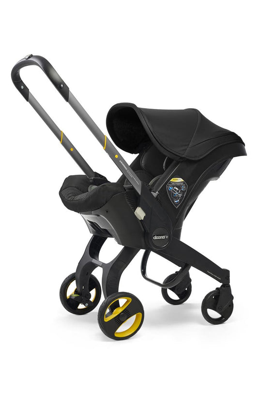 NovaBaby Convertible Infant Car Seat And Compact Stroller System With Base - Air Travel Certified For Easy Airports