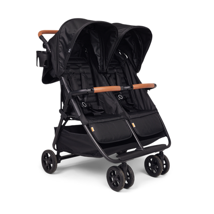 Zoe Twin V2 Double Stroller - Ultra Compact Lightweight Design That Fits Through Standard Doorways