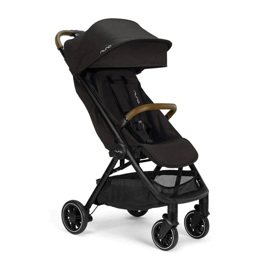 Nuna TRVL Self-Folding Compact Stroller - One-Hand Fold For Ultra-Compact Free-Standing Convenience