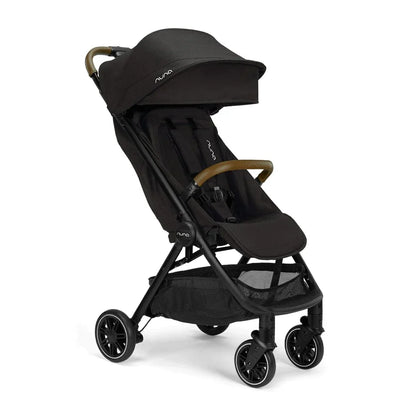 Nuna TRVL Self-Folding Compact Stroller - One-Hand Fold For Ultra-Compact Free-Standing Convenience
