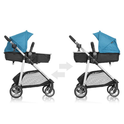 Evenflo Omni Plus Travel System With LiteMax Sport Rear-Facing Infant Car Seat - Modular Convenience For Families